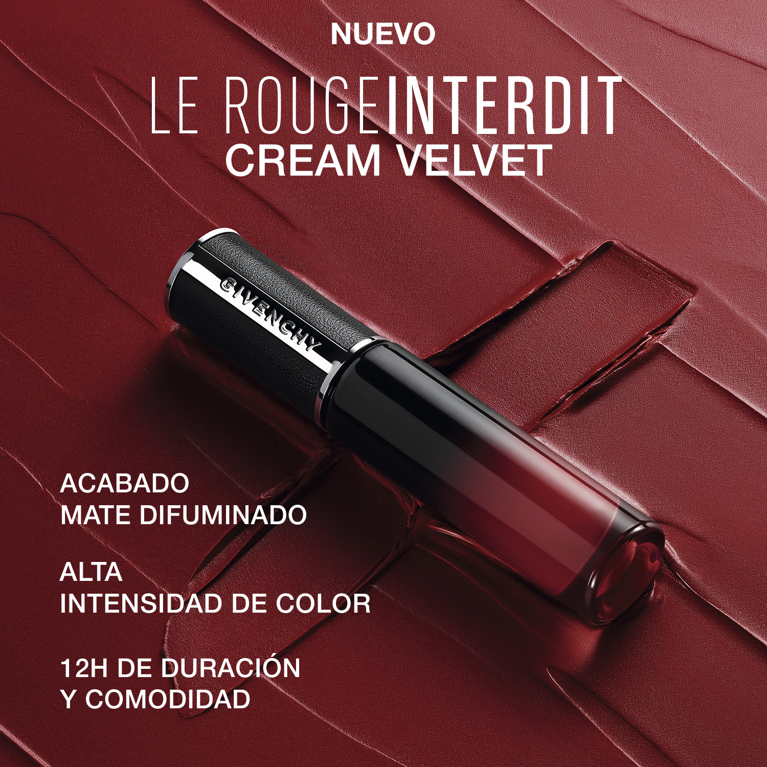 LE ROUGE INTERDIT CREAM VELVET (LABIAL HUMECTANTE MATE EFECTO DIFUMINADO)